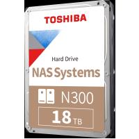 18TB TOSHIBA 7200RPM N300 SATA3 512MB HDWG51JUZSVA